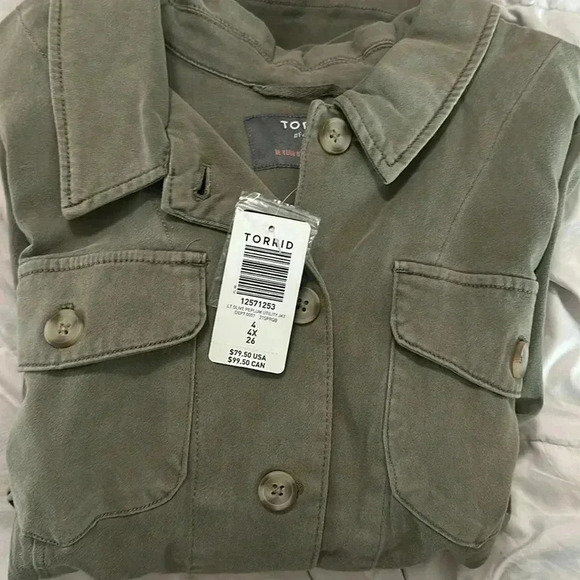 Torrid‎ women’s button down jacket - Picture 6 of 6